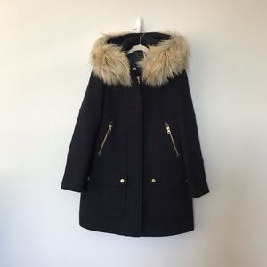 J.Crew Navy Chateau Parka in Stadium Cloth
